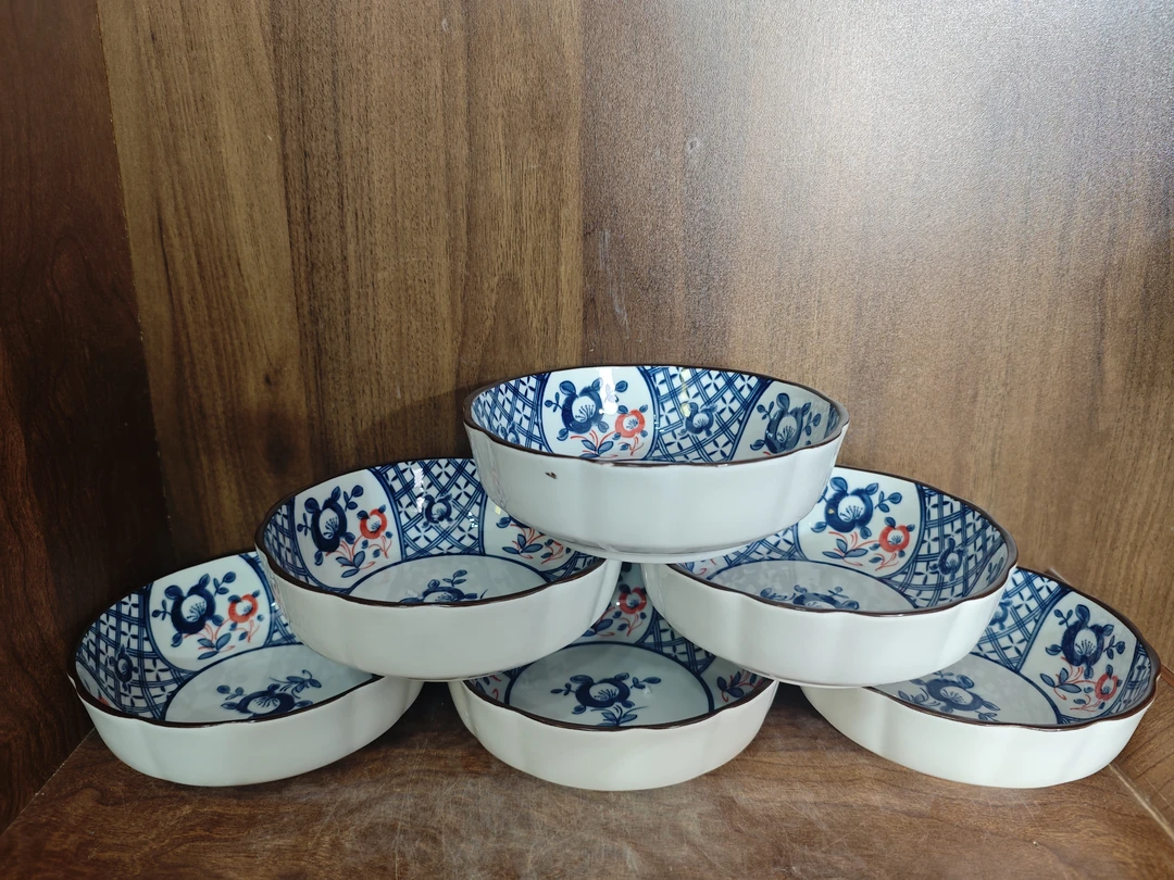 B274景德镇制仿古陶瓷碗6件