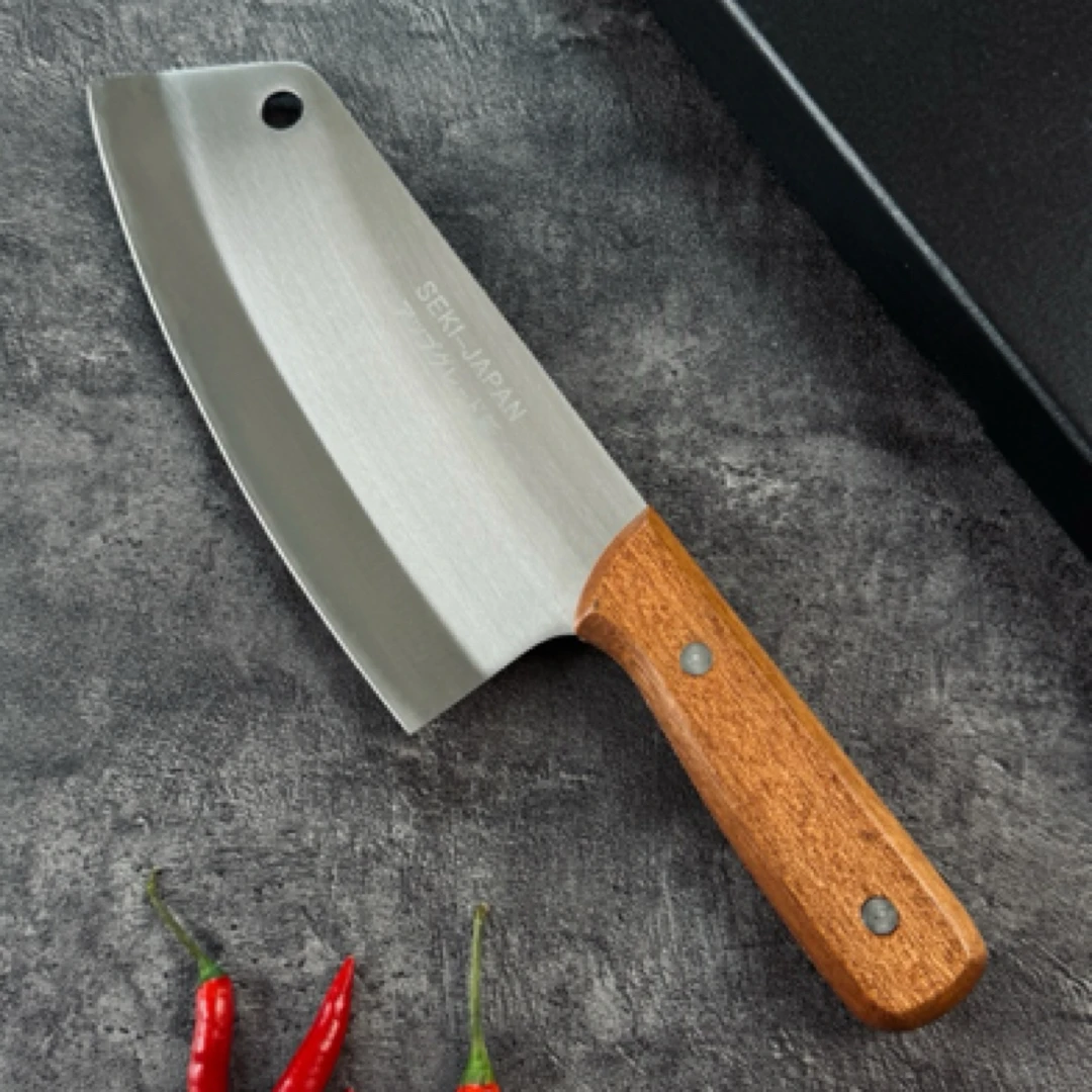 087seki切片刀家用锋利切肉刀具厨房厨师专用菜刀