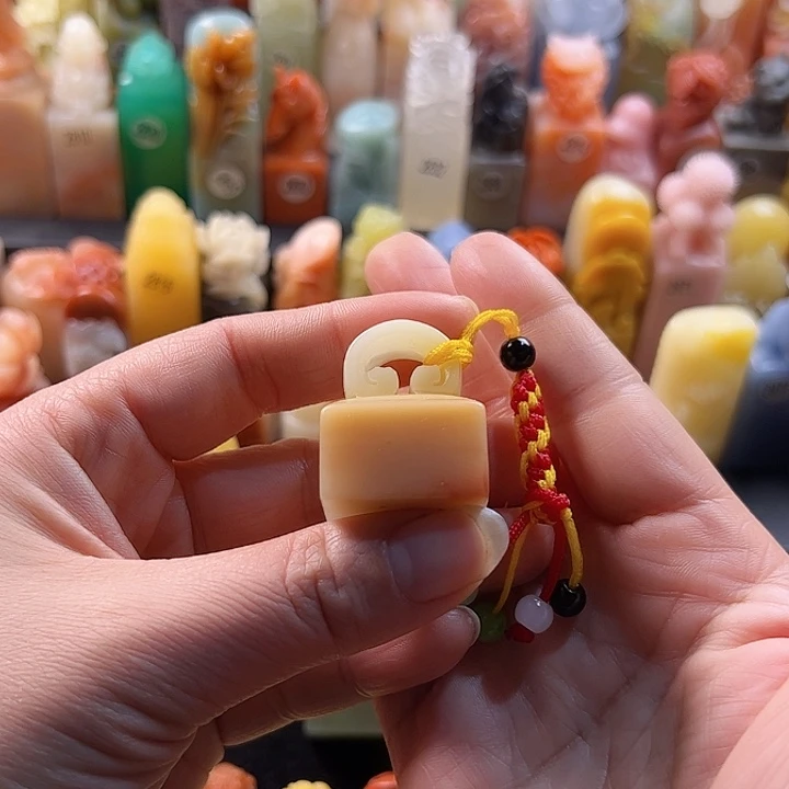 寿山石印石手工定制2.5厘米，包刻字