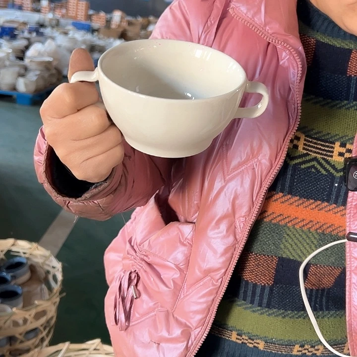 新骨瓷双耳碗2只装