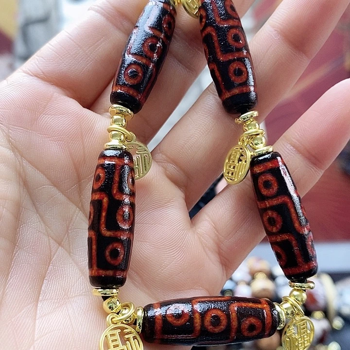 玛瑙/玉髓合金颈饰