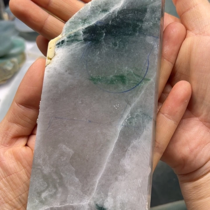 行***路翡翠散珠天然缅甸翡翠