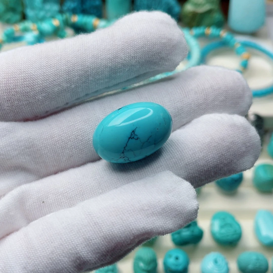 未镶嵌绿松石珠宝奇石