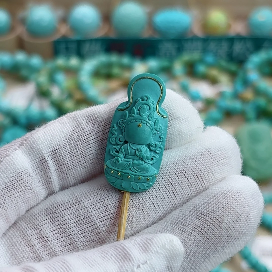 绿松石未镶嵌珠宝奇石