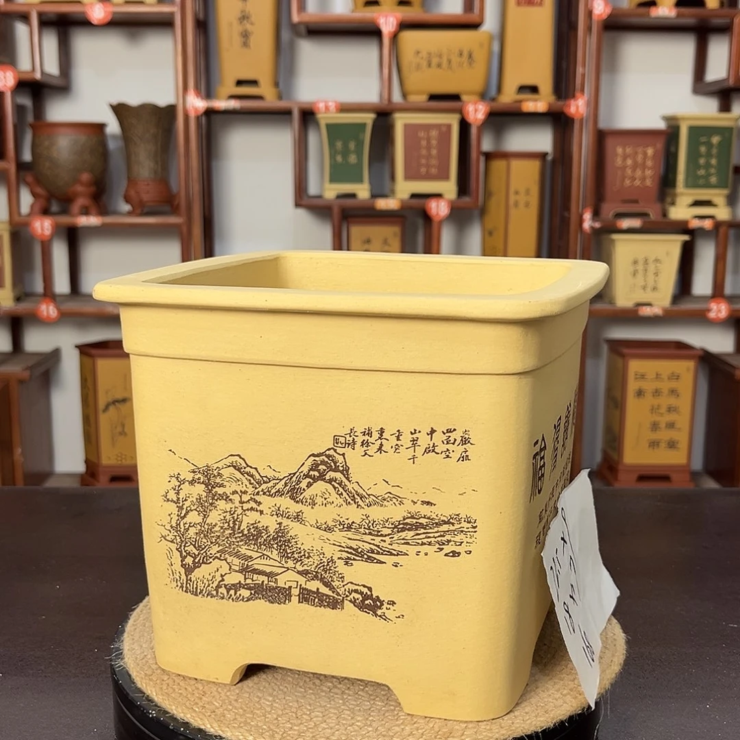 紫砂花盆紫砂花盆