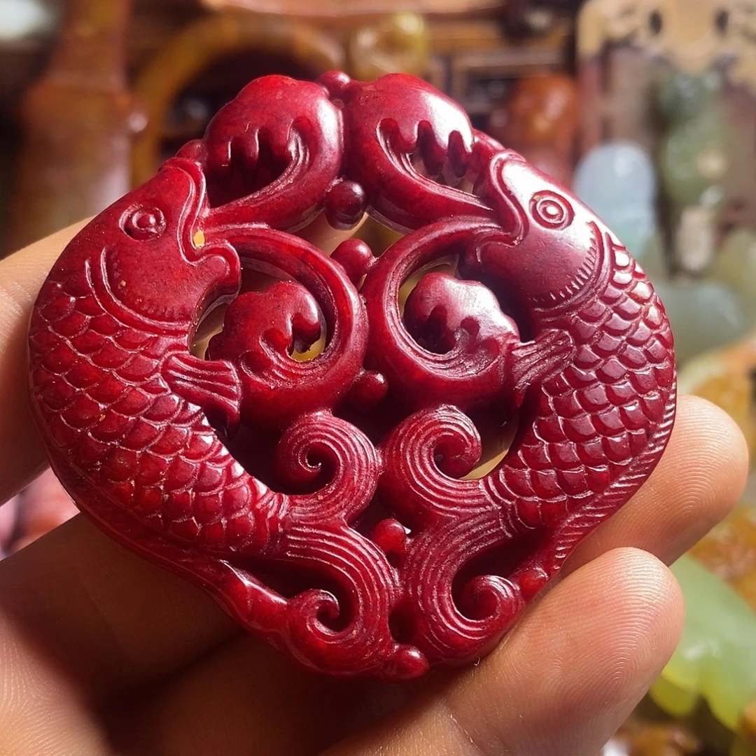 未镶嵌岫岩老玉（透闪石质玉）挂件