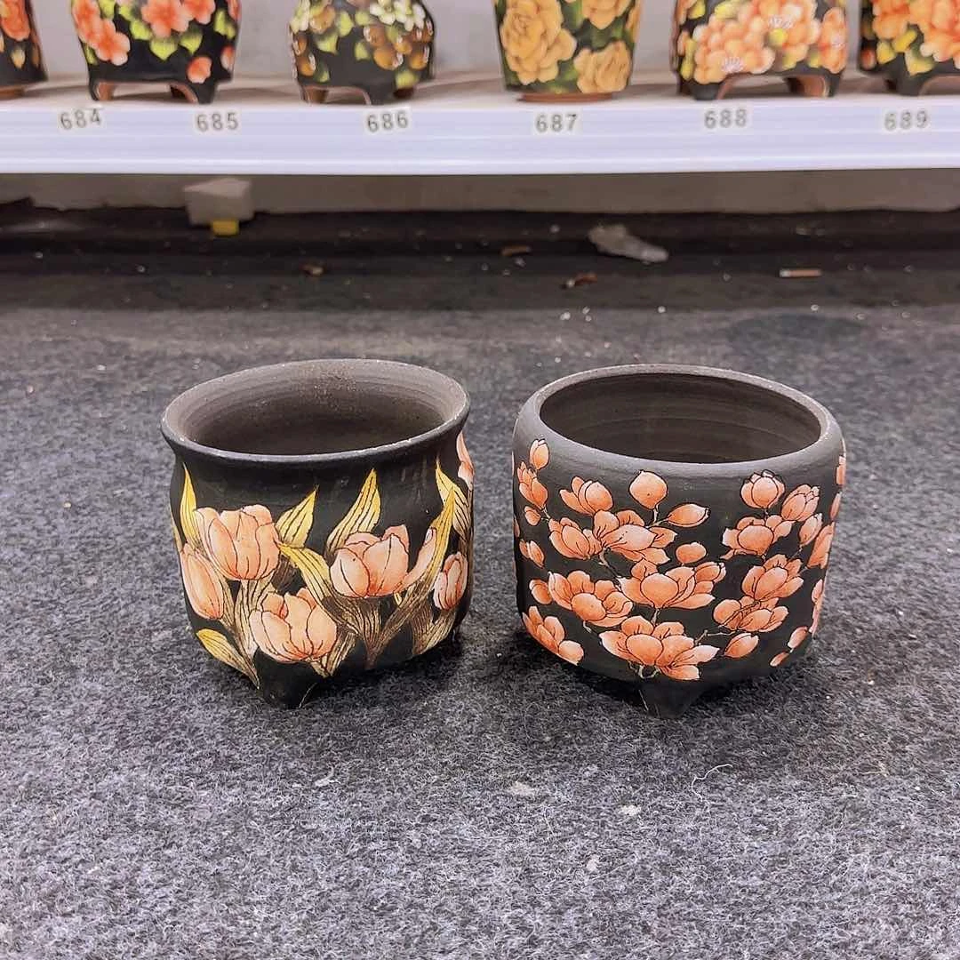 缸柠**味陶瓷花盆陶瓷花盆