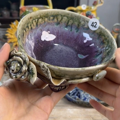 碗熠樹日式手捏餐具茶具