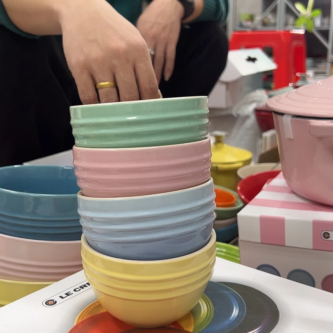 陶瓷冰激凌四色wan套装