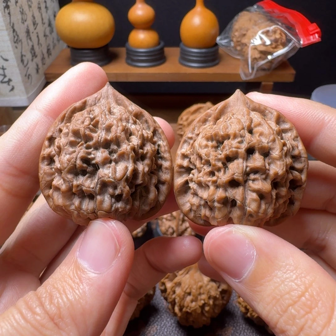 把件文玩核桃无药老款官帽