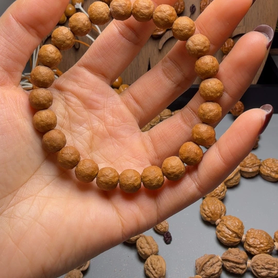 手串文玩核桃精雕橘皮