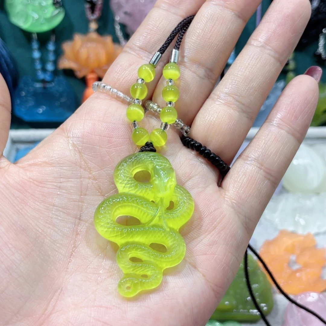 【闪购商品】未镶嵌岫玉颈饰50项链