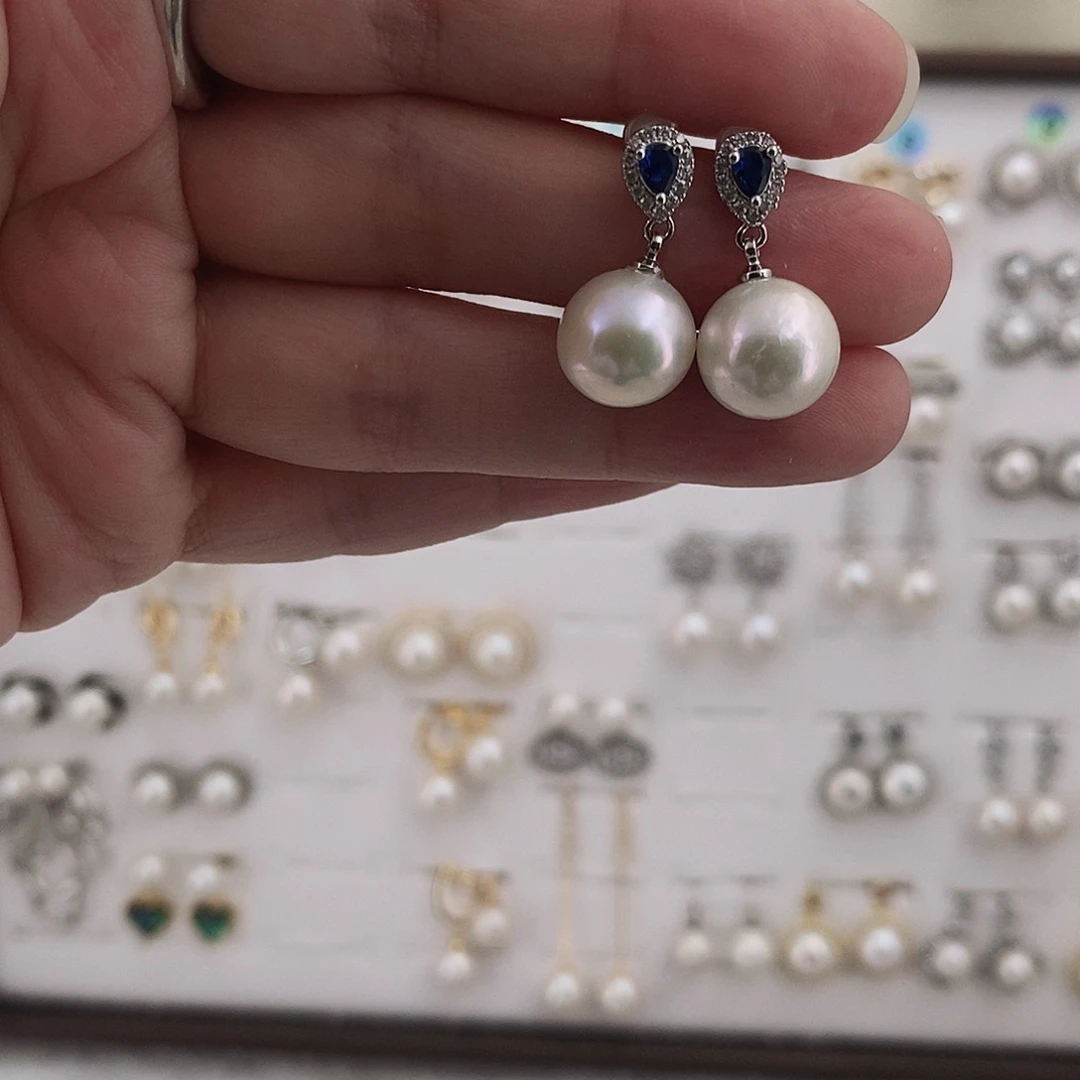 耳饰淡水珍珠合金