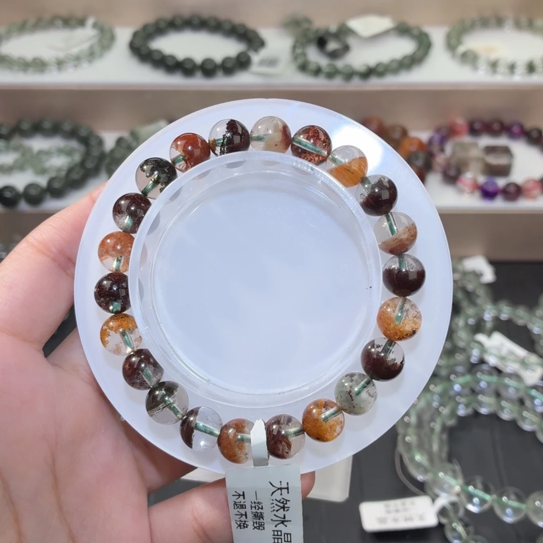 水晶未镶嵌手链7、四季幽灵8m