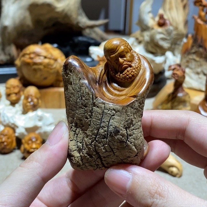 柏木（崖柏）玉化原皮达摩