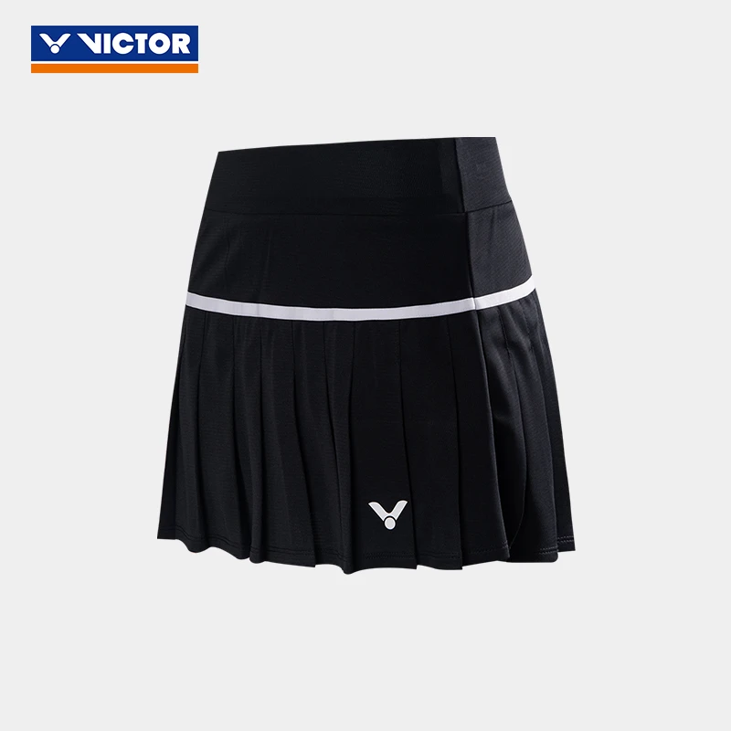 VICTOR威克多 羽毛球服透气安全裤设计训练系列针织短裙 K-41303