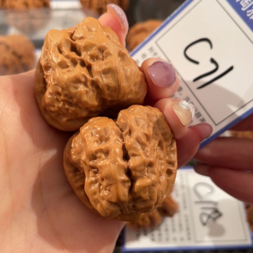 把件文玩核桃C71号蛤蟆头3.8