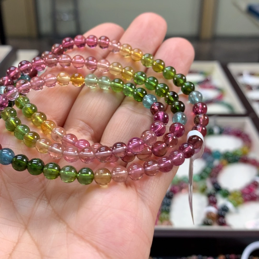 未镶嵌碧玺手链5.4左右