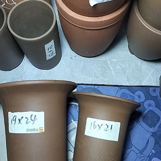 兰花盆两个紫砂花盆