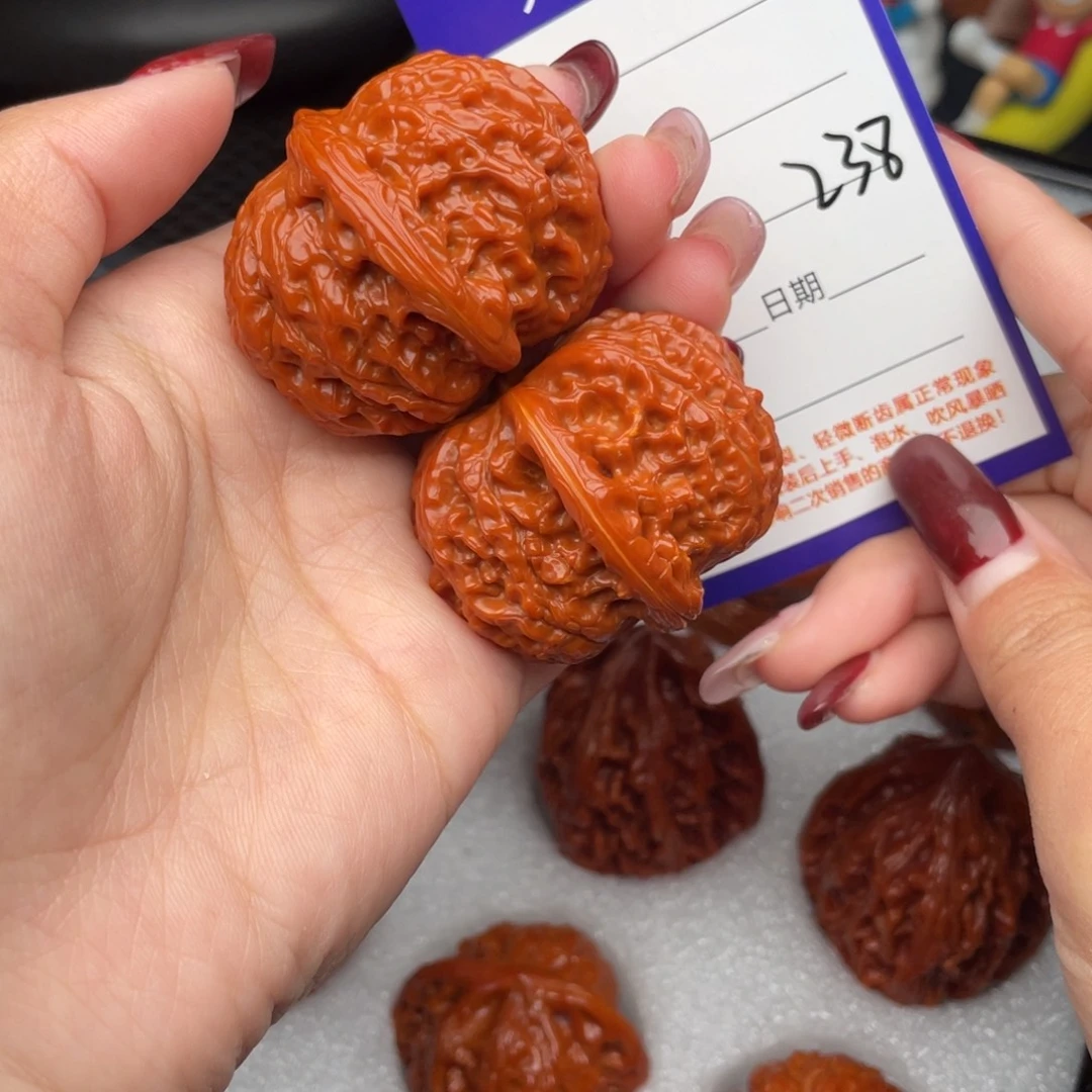 桃核把件40血麒麟238