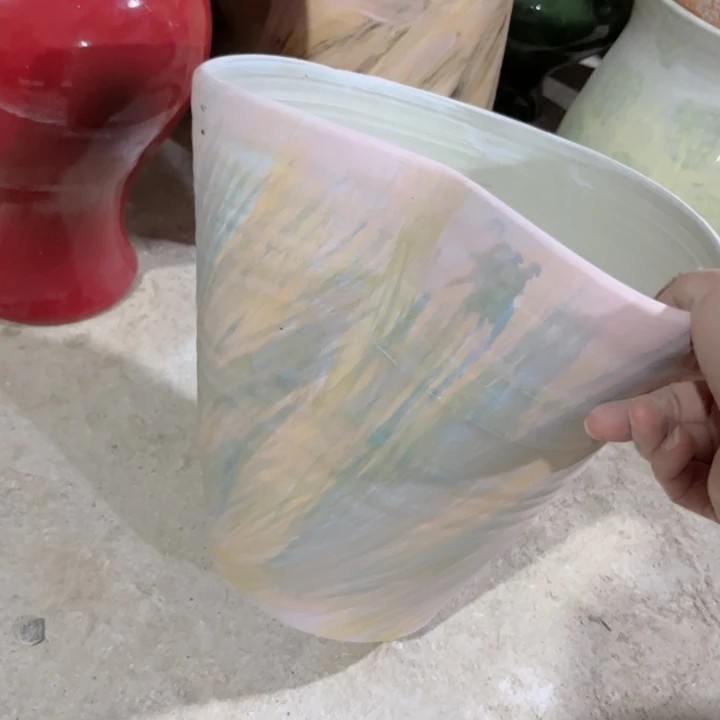 瓷片口25高25瑕景德镇陶瓷