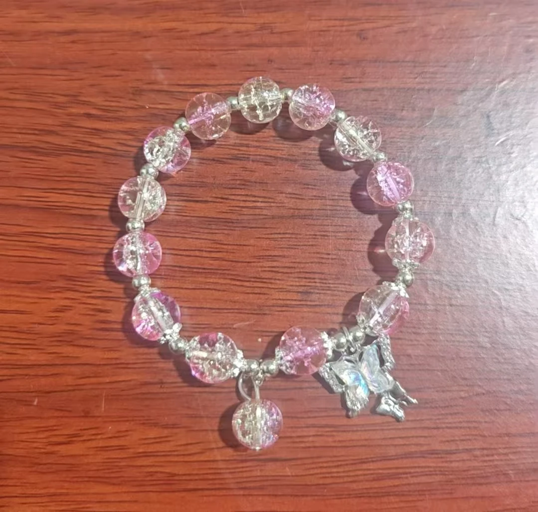 YW049蝴蝶琉璃手串（无礼盒）