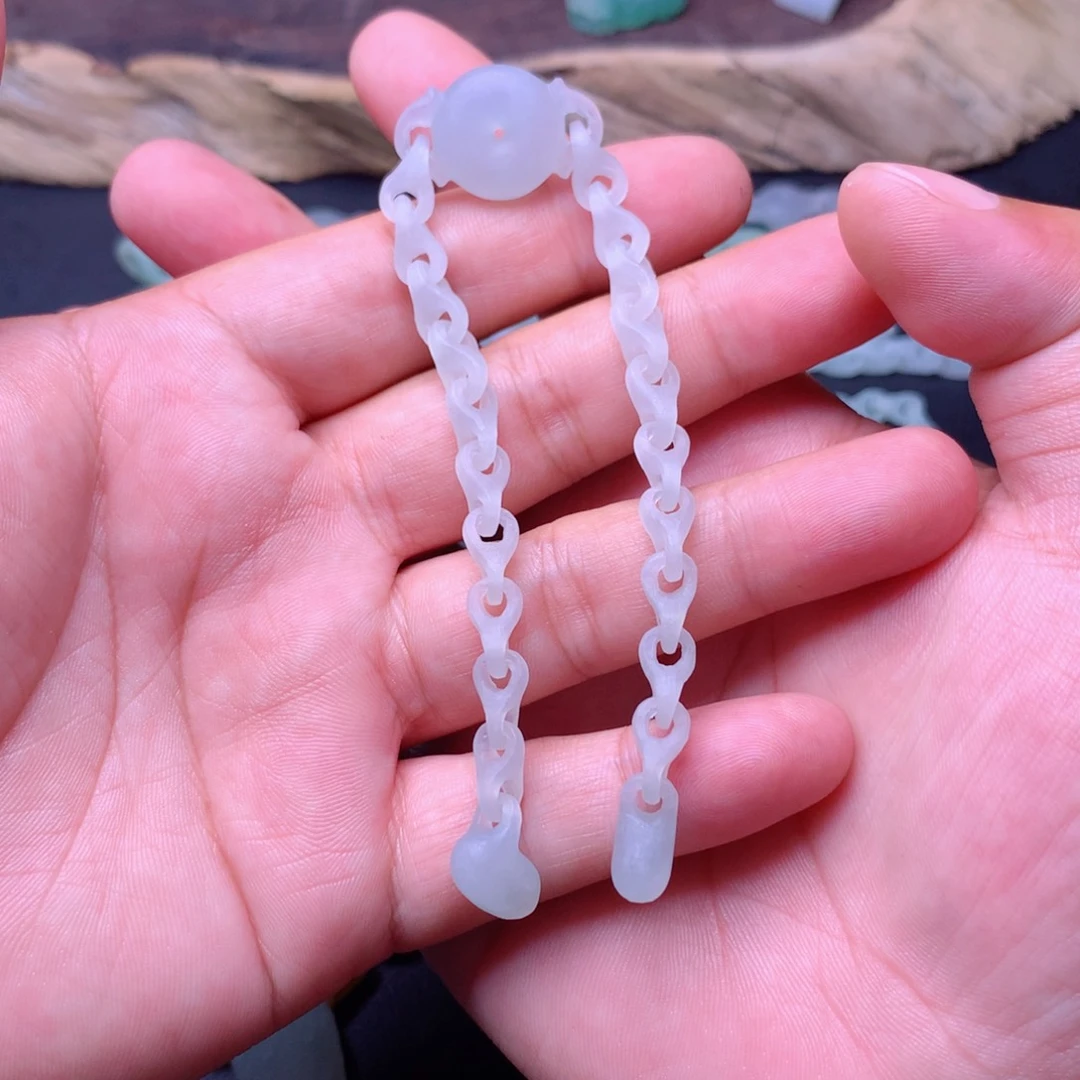 定制翡翠未镶嵌A***a手链