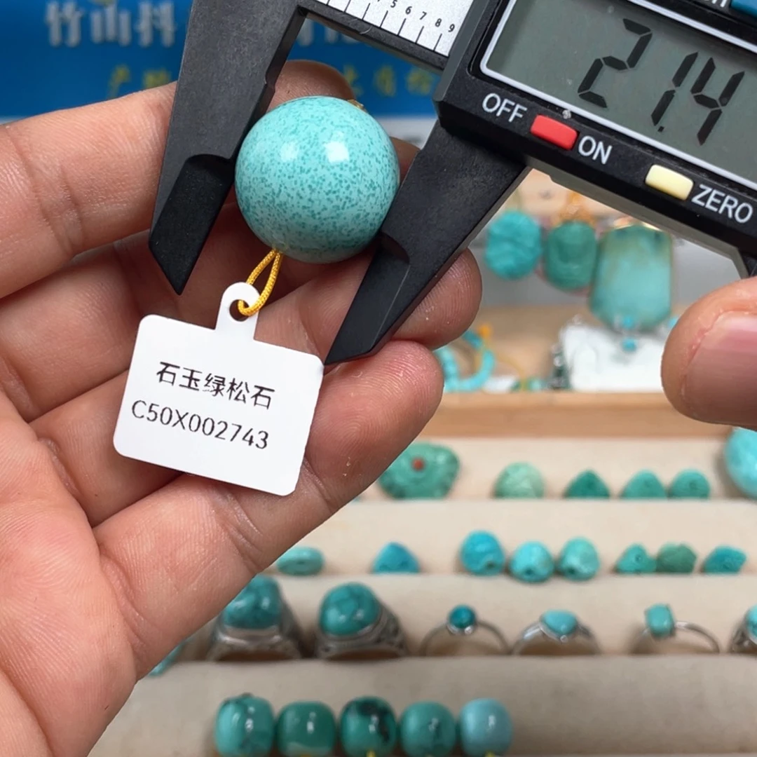 绿松石未镶嵌颈饰