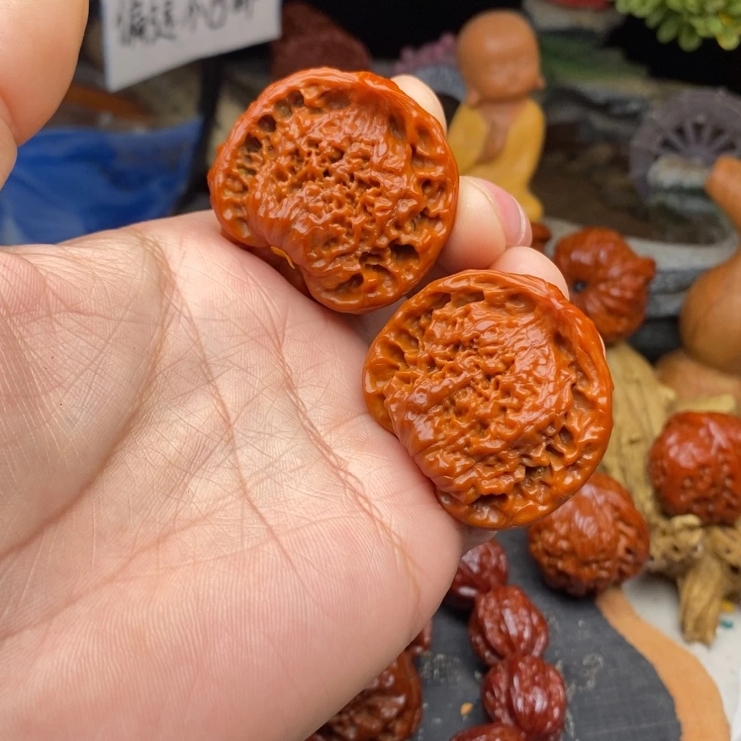 风***来文玩核桃把件蛇头