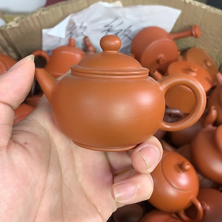 原矿朱泥茶具茶壶家用100