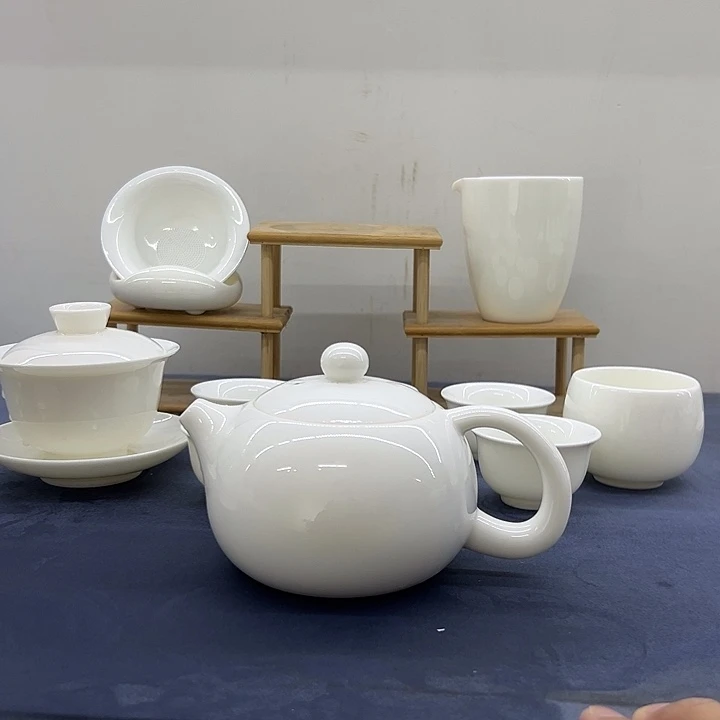 德化白瓷300毫升大壶套装