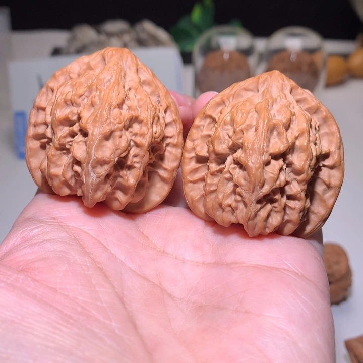 文玩核桃把件火焰马蹄