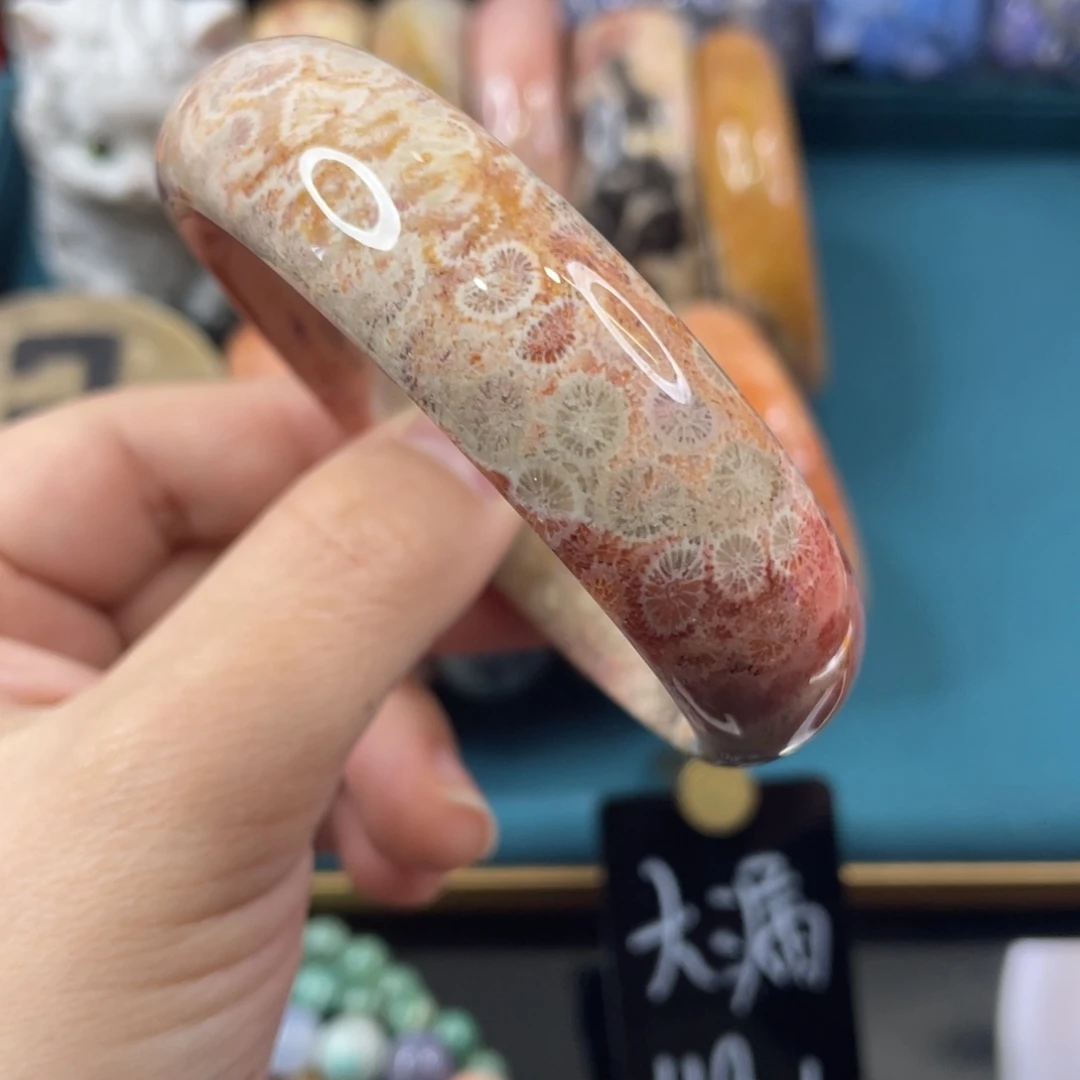 未镶嵌手镯硅化玉