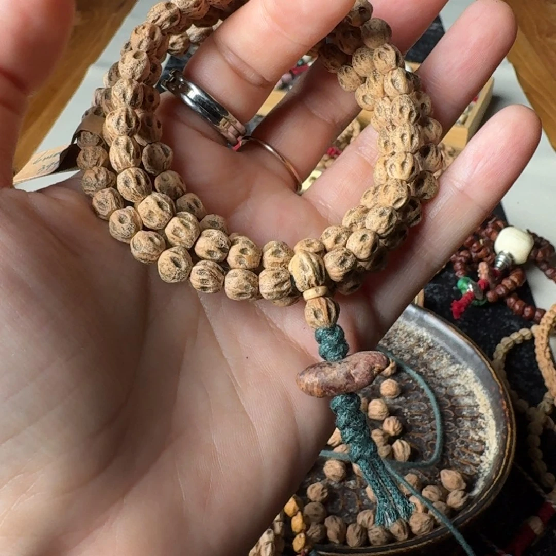 柏香籽/百香籽手串老**贝