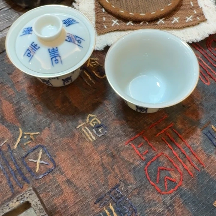 ?*?盖碗➕杯套组茶具茶具