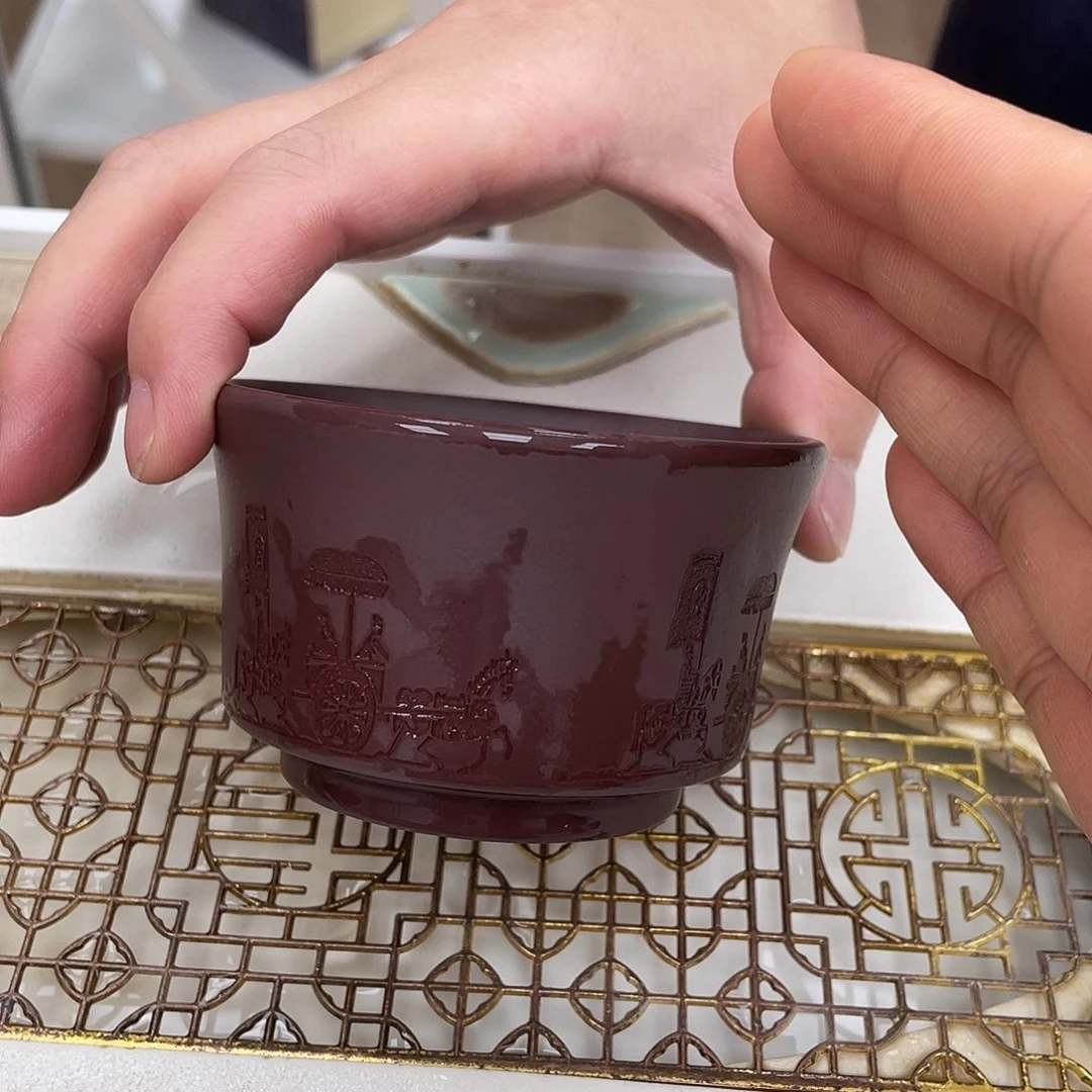 茶杯紫砂宜兴紫砂杯111111