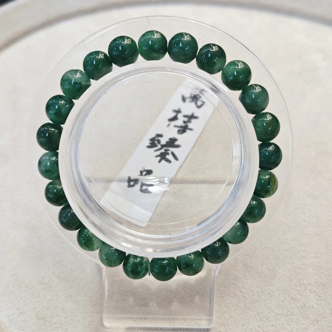 8mm非洲翠圆珠L107 qx