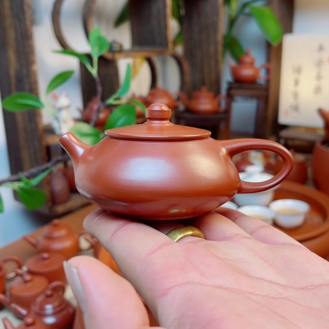 德聲堂石瓢壶朱泥