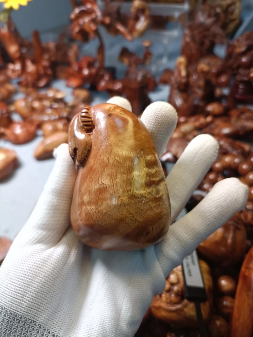 麻梨疙瘩火琉璃手把件