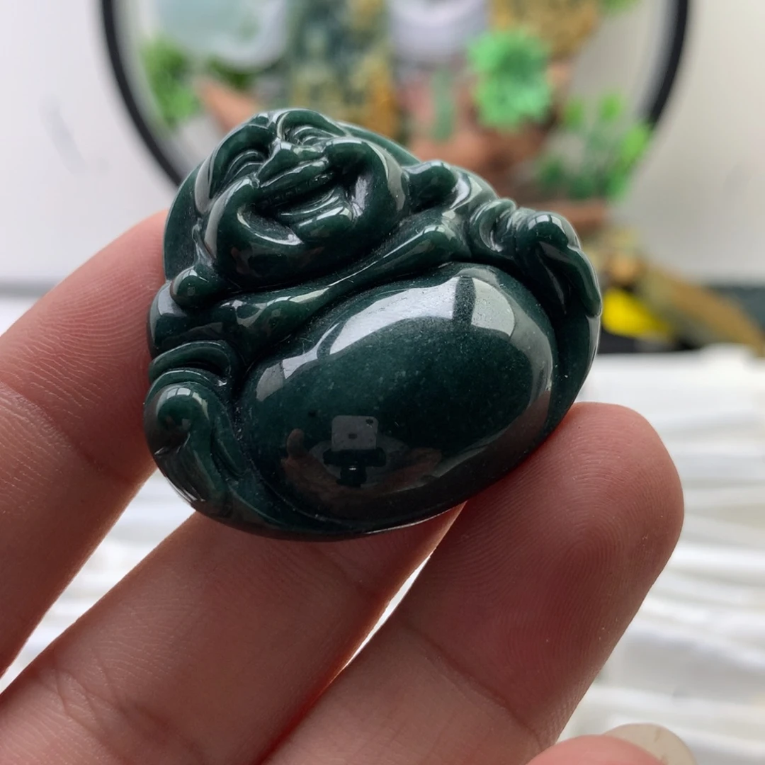 颈饰未镶嵌翡翠佛公