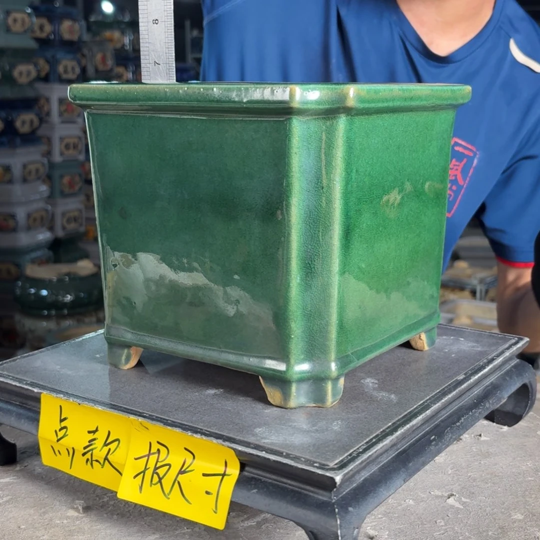 一风堂石湾花盆 内18*17微瑕