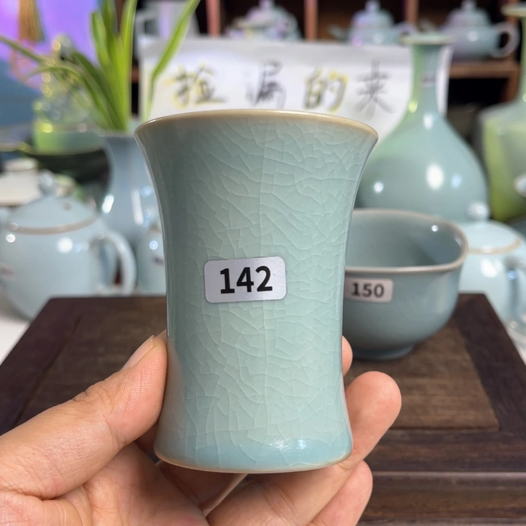 汝州原矿原釉杯杯142