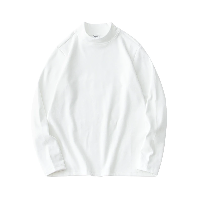 【打底系列】300g半高领棒 保暖双面绒半高领 男女同款长袖