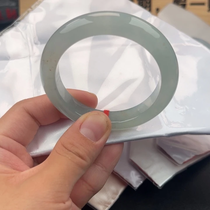 翡翠未镶嵌手镯手镯-21