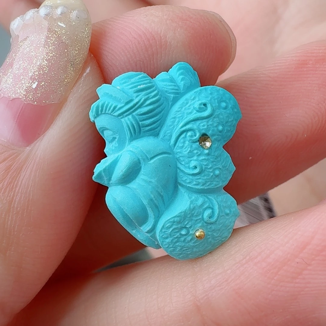 绿松石未镶嵌珠宝奇石