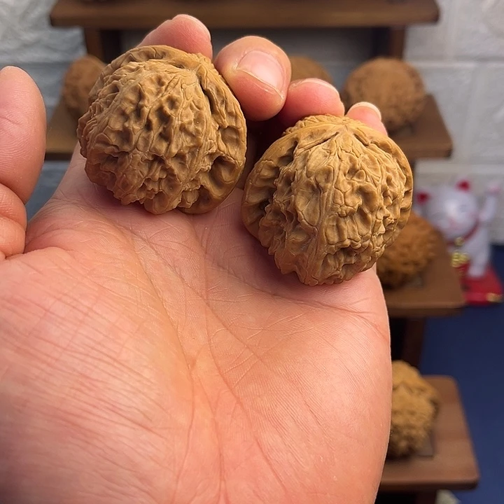 *****吊坠文玩核桃白狮子