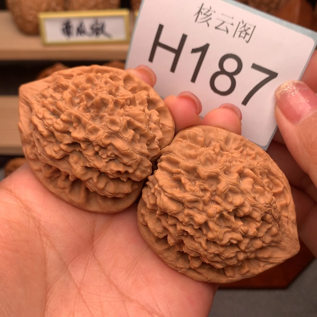 文玩核桃把件47全品官帽