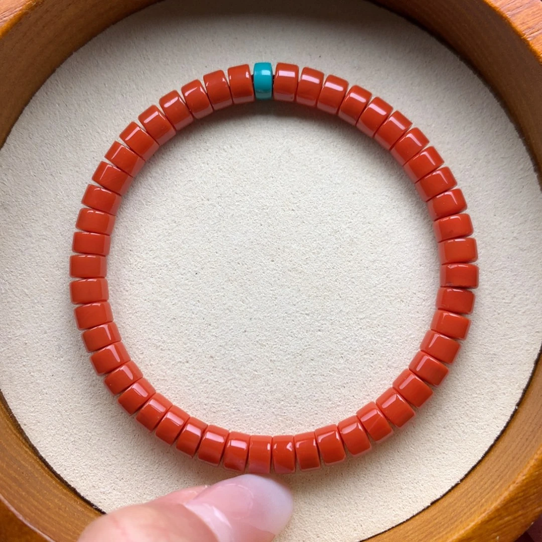 南红玛瑙未镶嵌保山天然原矿南红直切手串