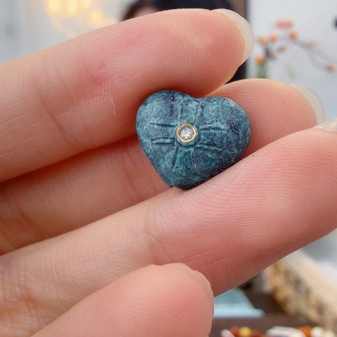 绿松石未镶嵌珠宝半成品