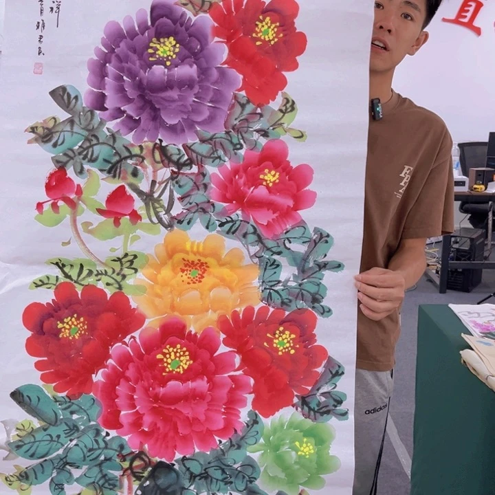 国画宣纸国画纯手绘作品